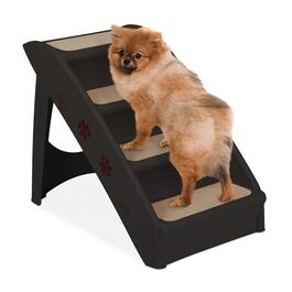 Relaxdays Hundetreppe 4 Stufen