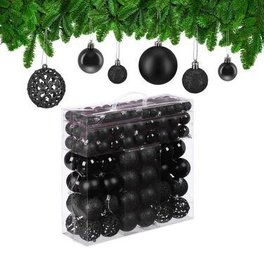 Relaxdays Weihnachtskugeln im 150er Set