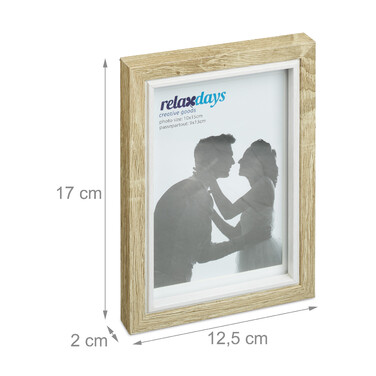 Relaxdays 10er Set Bilderrahmen 10x15
