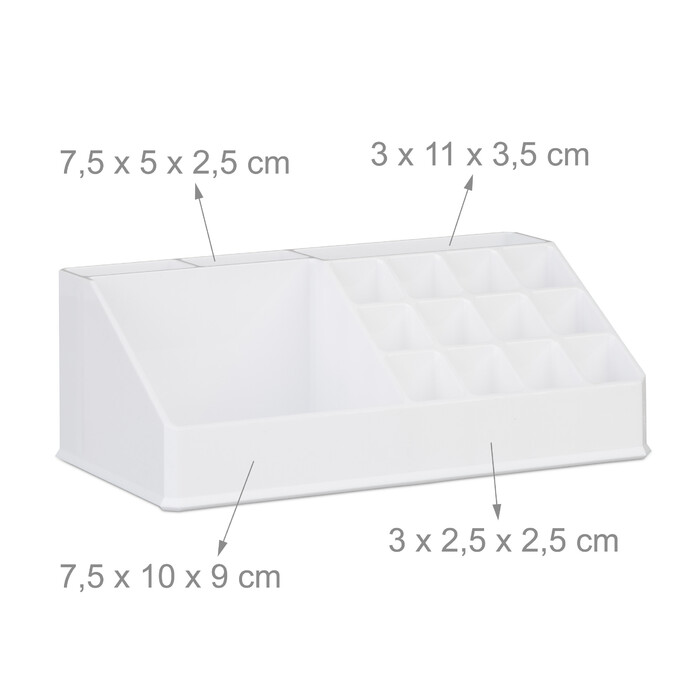 Relaxdays Make Up Organizer mit 4 Schubfächern