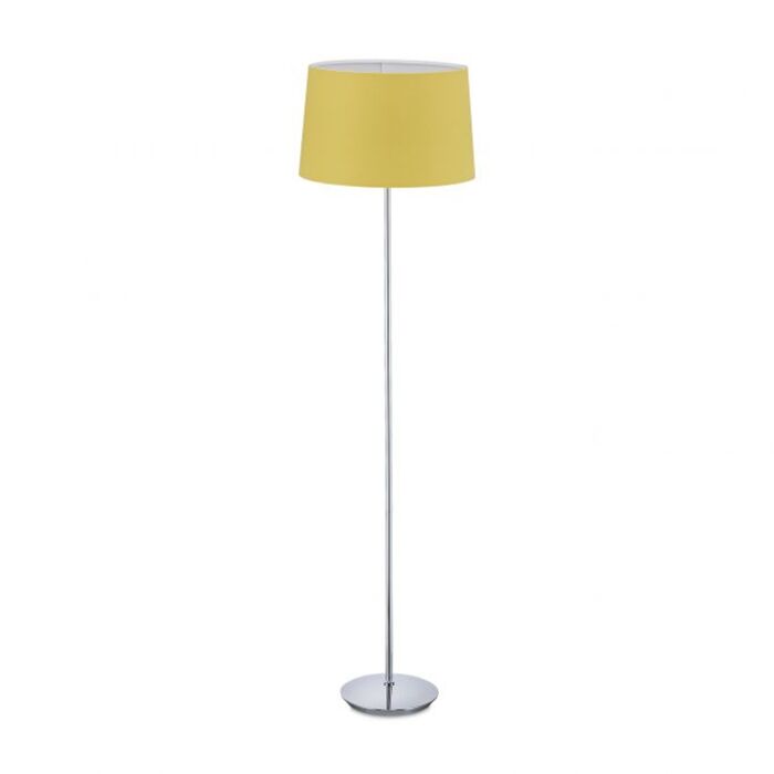 Relaxdays Stehlampe mit Stoffschirm