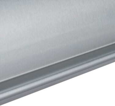 Relaxdays 10023832, Silber Brotkasten Edelstahl, Kleine Brotbox, 20,5 x 33,5 x 13,5 cm