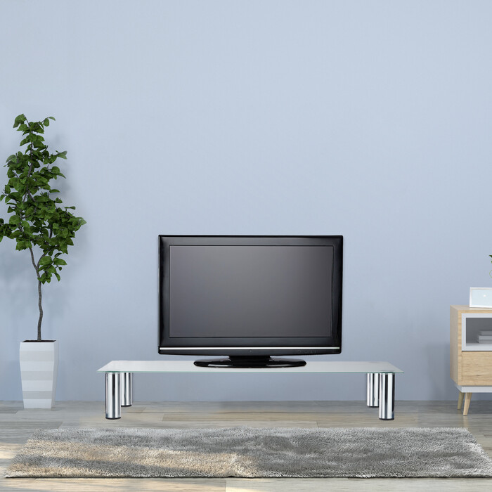 Relaxdays TV-Tisch Glas