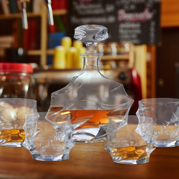Relaxdays Whisky Set 5-teilig