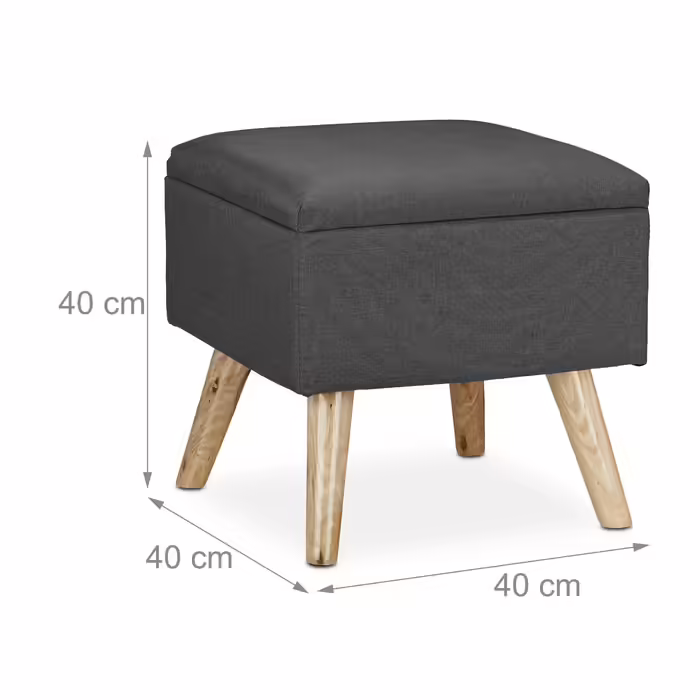Relaxdays Hocker mit Stauraum