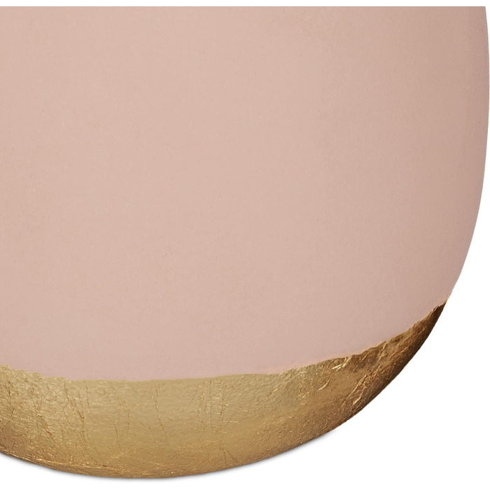 Relaxdays Dekoleuchte Beton, Tischlampe ohne Schirm, HxD 9 x 9 cm, E27 Fassung, langes Kabel, runde Betonlampe, (Rosa)