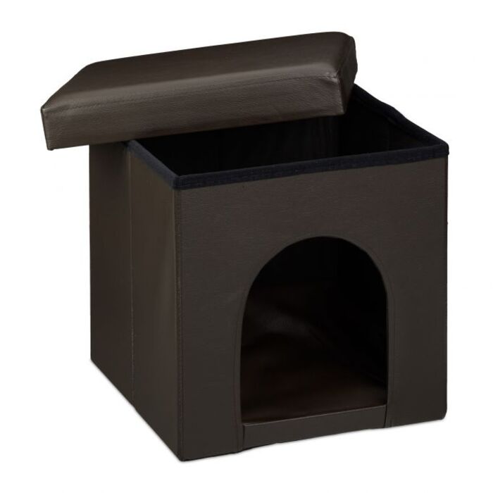 Relaxdays Hundebox Sitzhocker