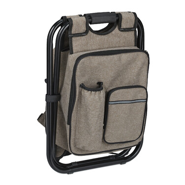 Relaxdays Klappbarer Campinghocker mit Tasche