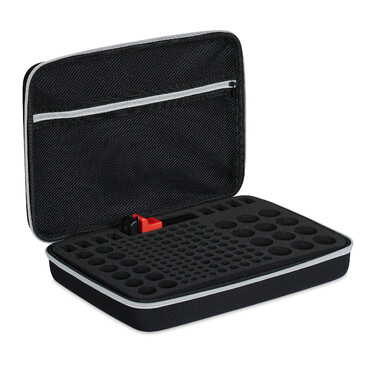Relaxdays Batterie Koffer mit Tester