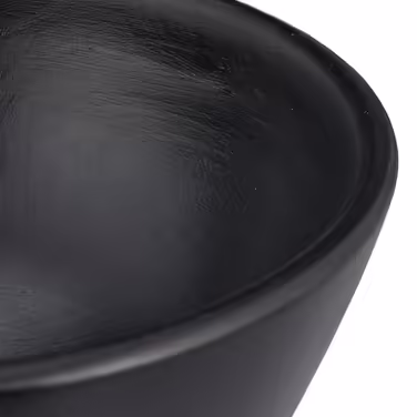 Relaxdays Salatschüssel 3er Set schwarz
