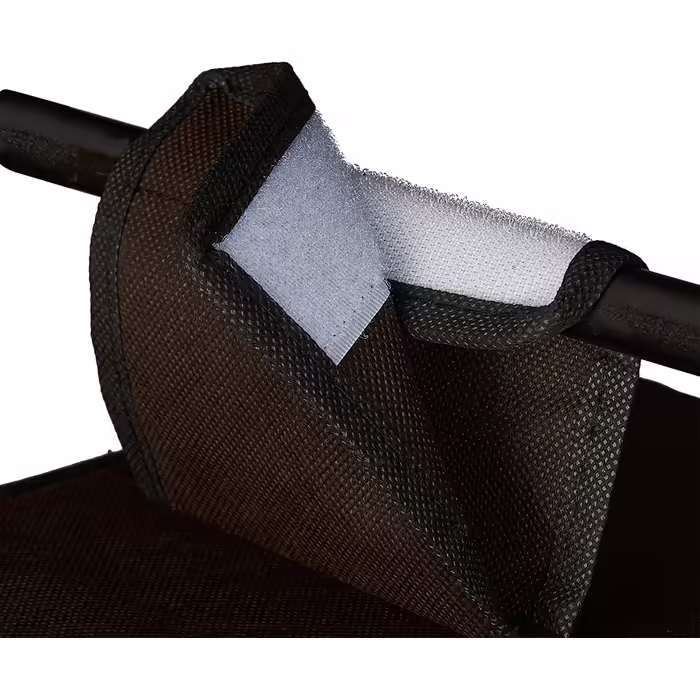 Relaxdays Hängeregal Stoff, 6 Fächer, 2 Schübe, für Kleiderschrank, HBT: ca. 82x14,5x30 cm, Dunkelbraun