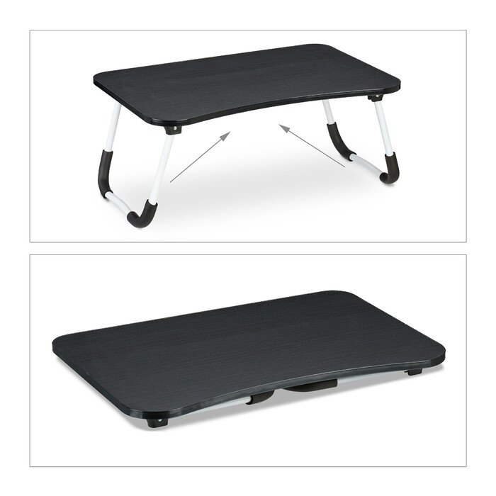 Relaxdays Schwarzer Laptoptisch