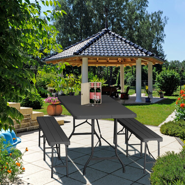 Relaxdays Gartentisch klappbar