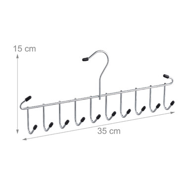 Relaxdays Gürtelhalter mit 12 Haken