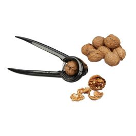 Relaxdays Nussknacker Schwarz 2 in 1