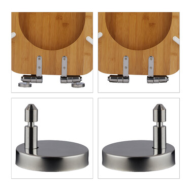 Relaxdays Toilettendeckel mit Absenkautomatik