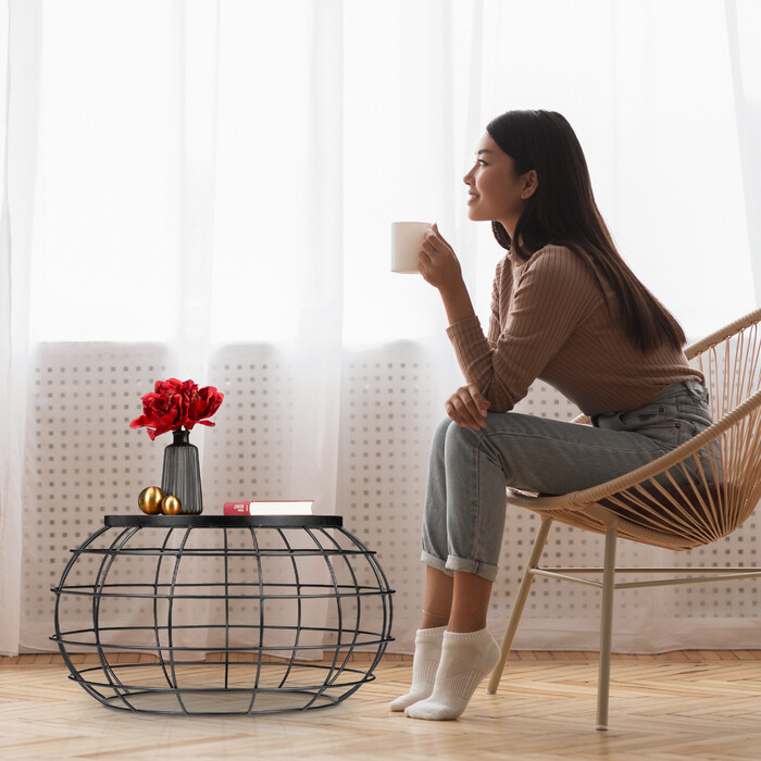 Relaxdays Mangoholz Couchtisch