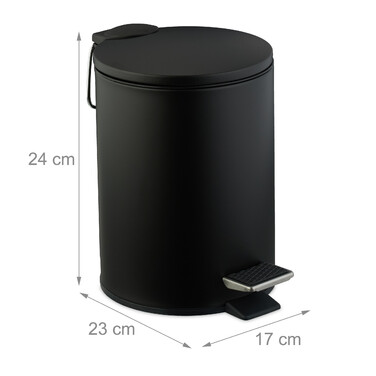 Relaxdays Runder Kosmetikeimer 3 Liter