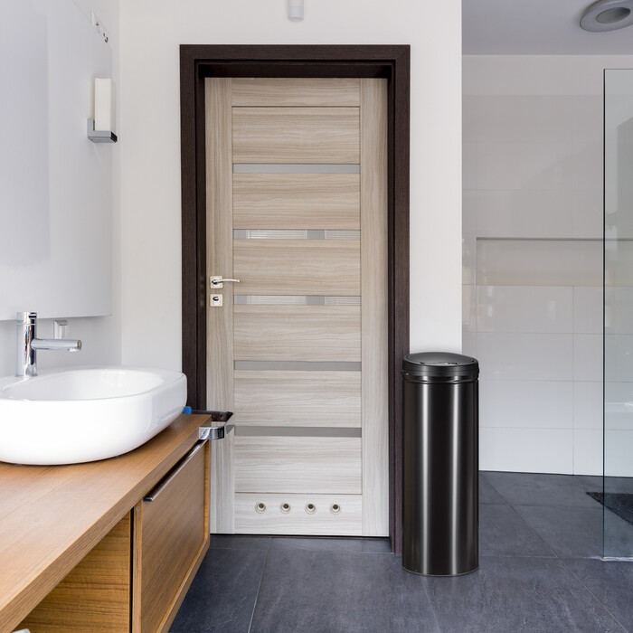 Relaxdays Mülleimer 50 L mit Sensor