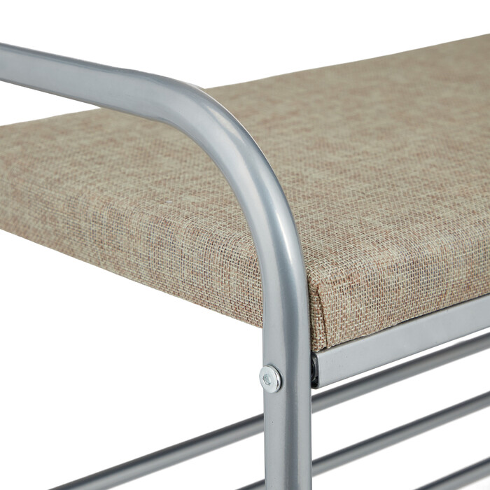 Relaxdays Garderobe mit Schuhablage & Sitzbank