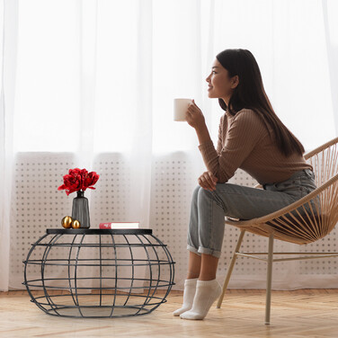 Relaxdays Mangoholz Couchtisch