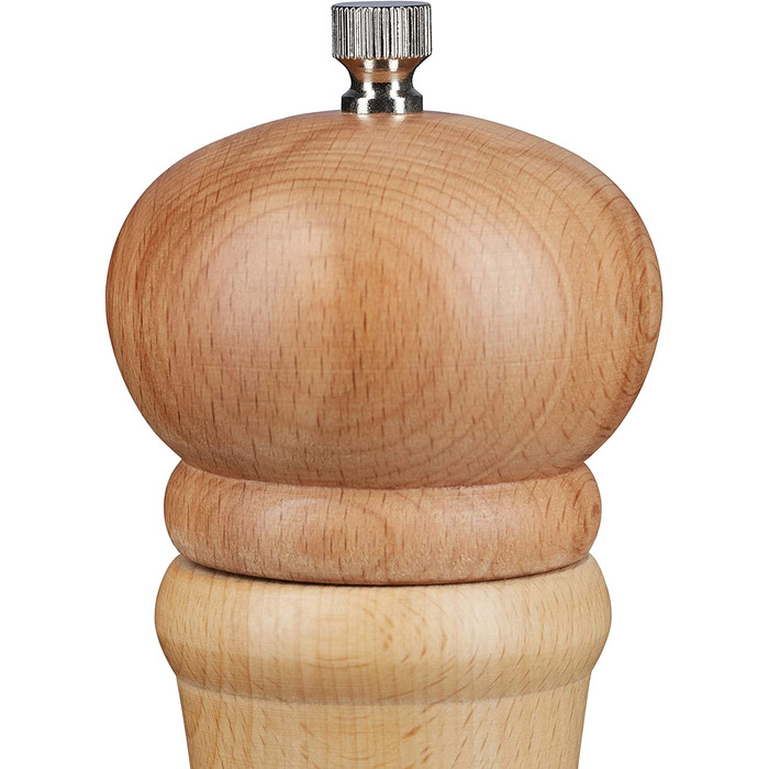 Relaxdays, Keramikmahlwerk, groß, HxBxT: 40 x 6 x 6 cm, klassisches Design, Natur Pfeffermühle Holz, Keramik, 5,5 x 5,5 x 39,