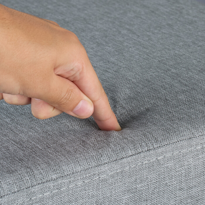 Relaxdays Sitzhocker mit Stauraum 2 Schubladen