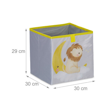 Relaxdays Kinderregal mit Boxen