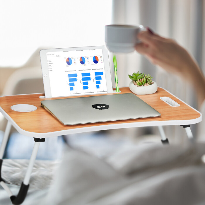 Relaxdays Klappbarer Laptoptisch