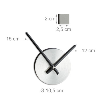 Relaxdays Wanduhr DIY modern
