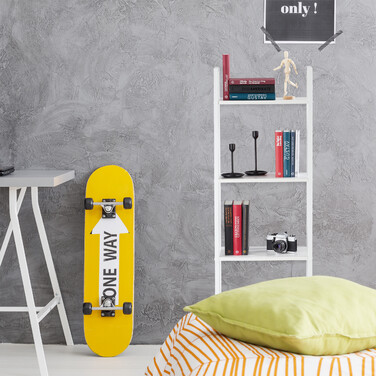 Relaxdays Standregal mit 4 Ablagen