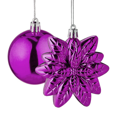 Relaxdays Weihnachtskugeln im 100er Set