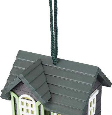 Relaxdays Vogelfutterhaus, Holz, HBT 23,5x18x18 cm