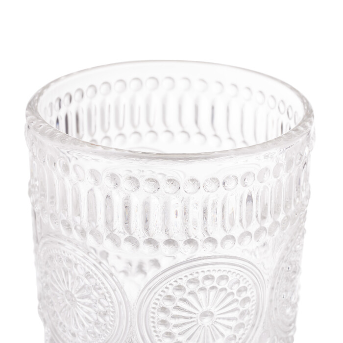 Relaxdays Vintage Trinkgläser 4er Set 300 ml