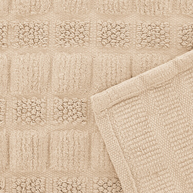 Relaxdays Badematte aus Baumwolle 60x40 cm
