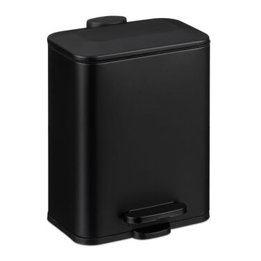 Relaxdays Bad Mülleimer 5 l Softclose