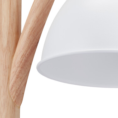 Relaxdays Tischlampe mit hängendem Lampenschirm