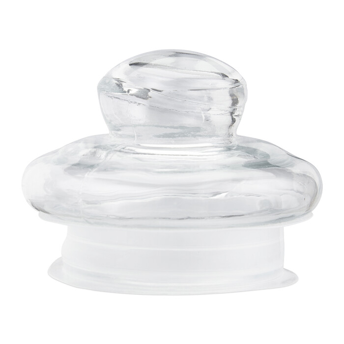 Relaxdays Vorratsgläser 6er Set 1000 ml