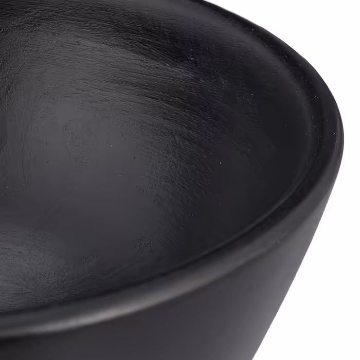 Relaxdays Salatschüssel 3er Set schwarz
