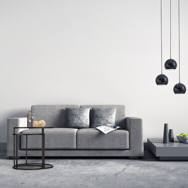 Relaxdays Beistelltische 2er Set Glas