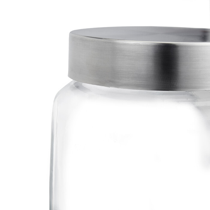 Relaxdays Bonbongläser 3er Set 1,5 L