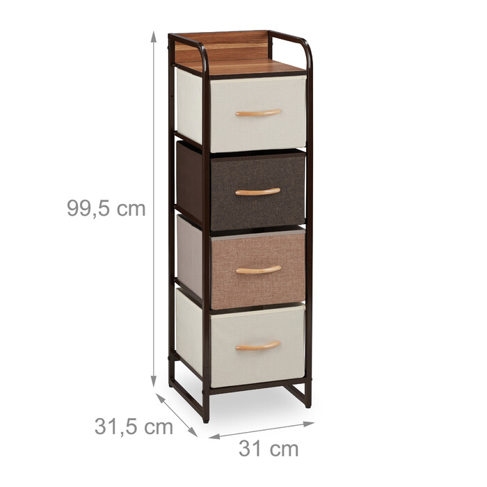 Relaxdays Schubladenschrank vers. Designs