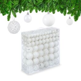 Relaxdays Weihnachtskugeln im 150er Set