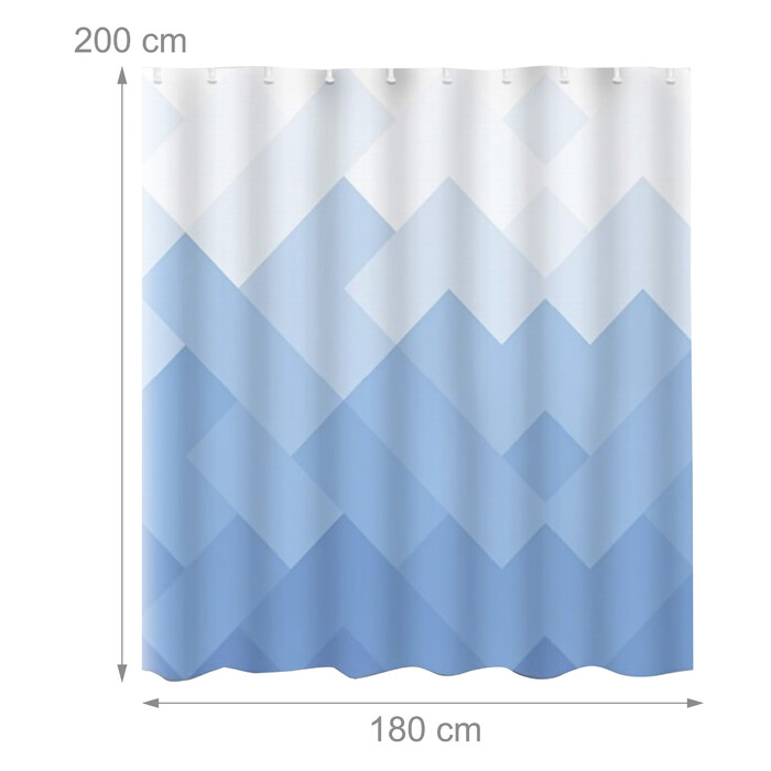 Relaxdays Duschvorhang 180x200 cm mit Motiv