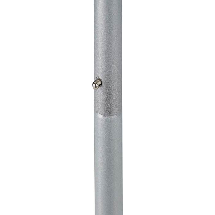 Relaxdays Bügelwäscheständer klappbar, 3 Arme, für Kleiderbügel, Wäscheständer, HxD: 128 x 56,5 cm, silber-türkis