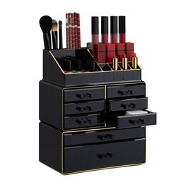 Relaxdays Make Up Organizer mit 8 Schubladen
