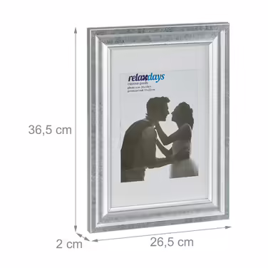 Relaxdays Bilderrahmen 20x30 cm 2er Set