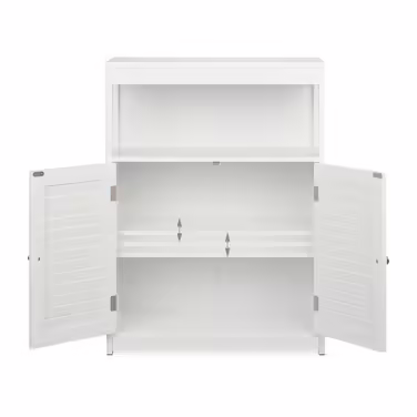 Relaxdays Weißer Badschrank