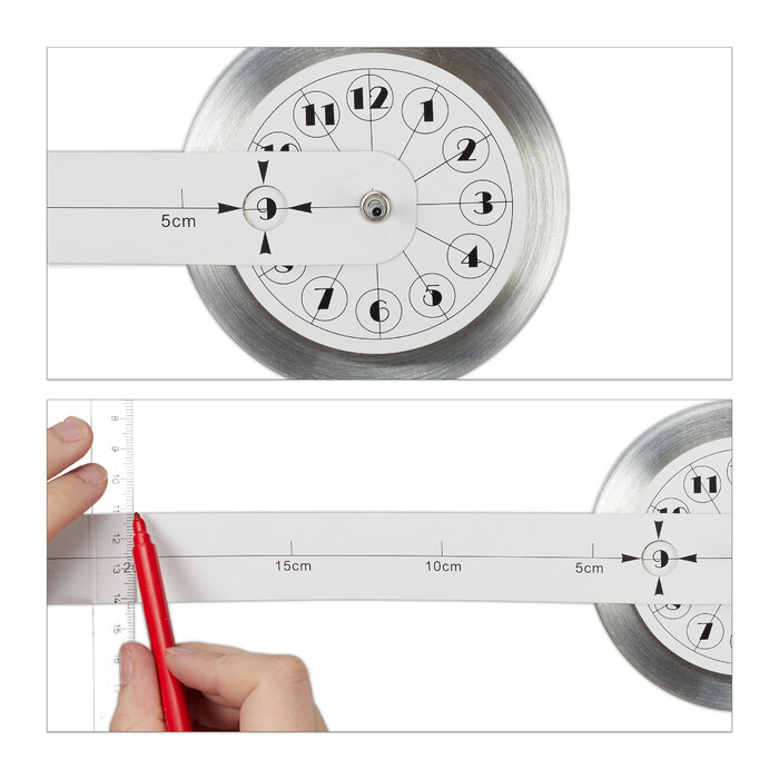 Relaxdays Wanduhr DIY