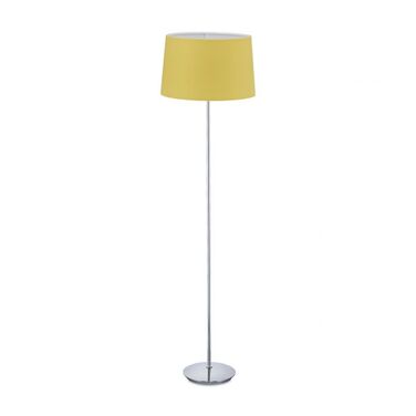 Relaxdays Stehlampe mit Stoffschirm
